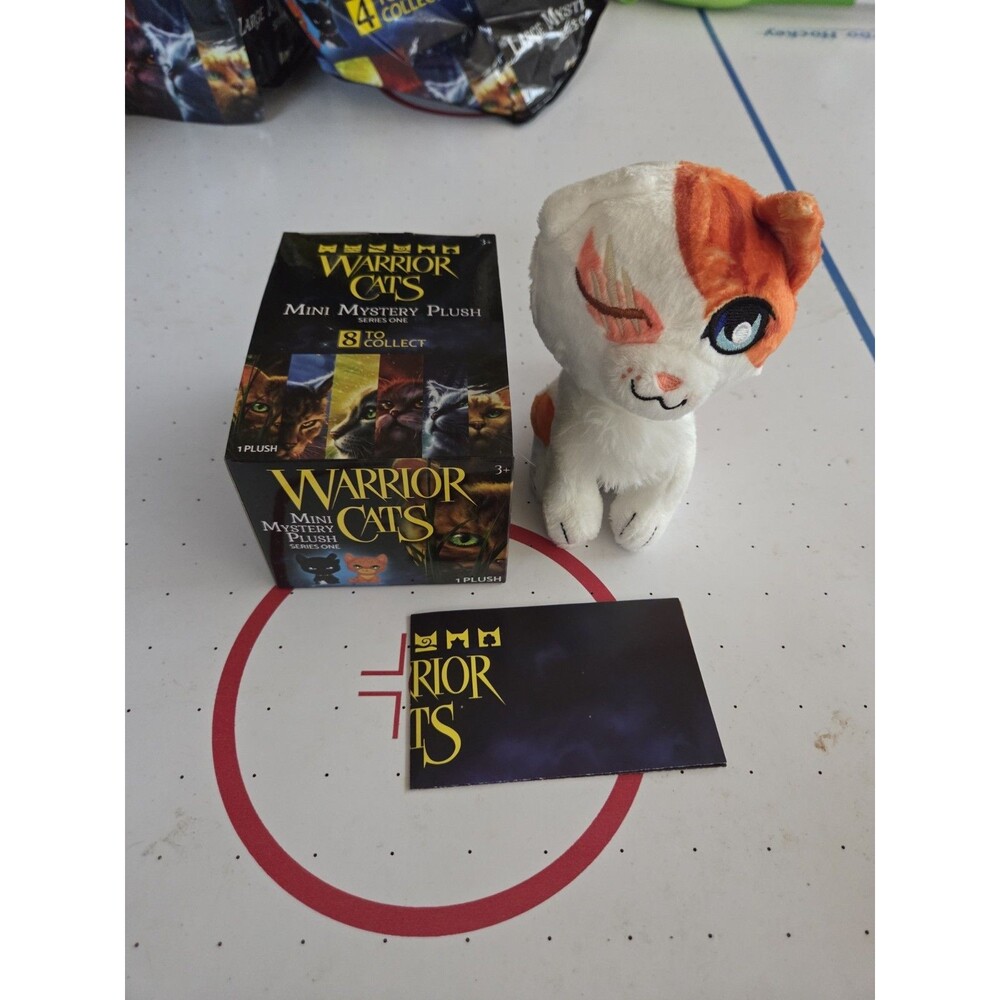 NEW Warrior Cats 6"‎ Mini Mystery Plush /Series 1/ BRIGHTHEART OPENED